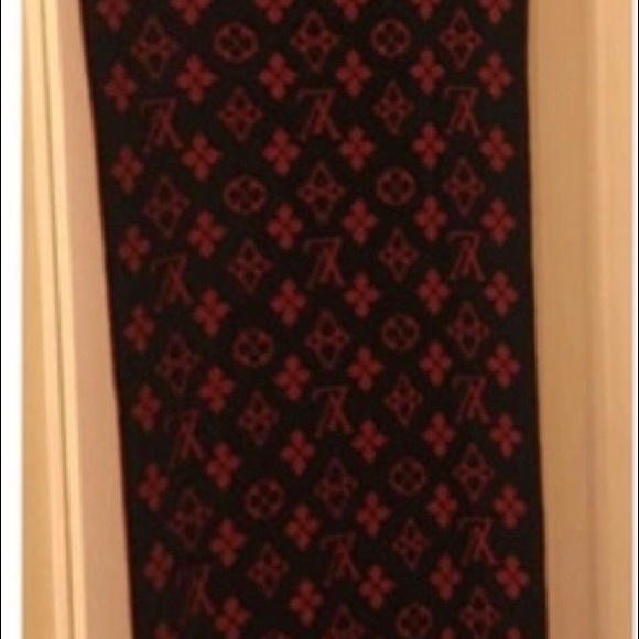 Louis Vuitton double face wool scarf - Picture 2 of 4